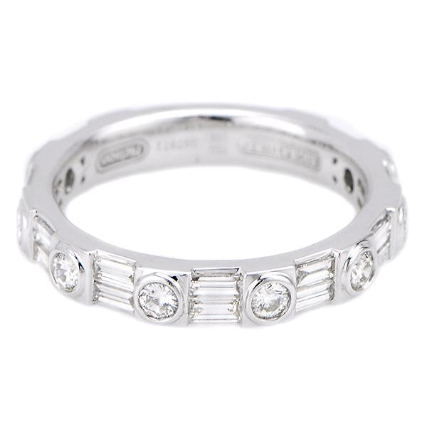 "DBAND01486" Diamond Wedding Band In 18k White Gold