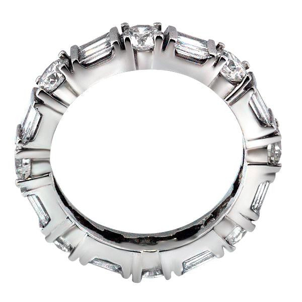 "ETNBD01201" Diamond Eternity With Baguettes And Roundsin Platinum 1.89 ct. tw.-RD, 1.13 ct. tw.-BGT
