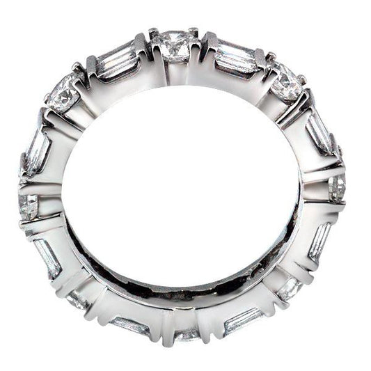 "ETNBD01201" Diamond Eternity With Baguettes And Roundsin Platinum 1.89 ct. tw.-RD, 1.13 ct. tw.-BGT