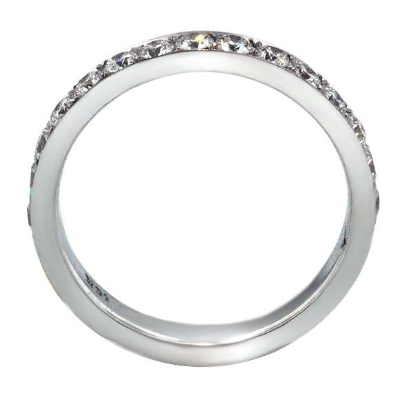 "ETNBD01513" Diamond Eternity Band in 18K White Gold 1.19 ct. tw.
