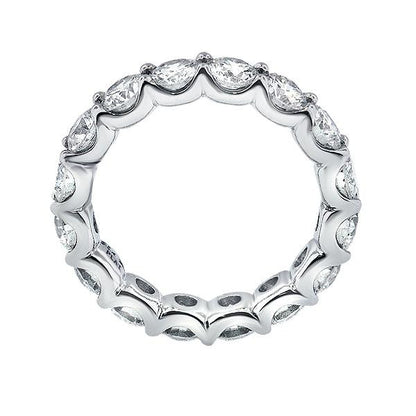 " ETNBD01636 " 3.79 Carat Shared Prong Diamond Eternity Band in Platinum 3.79 ct. tw.