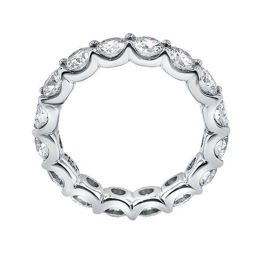 " ETNBD01636 " 3.79 Carat Shared Prong Diamond Eternity Band in Platinum 3.79 ct. tw.