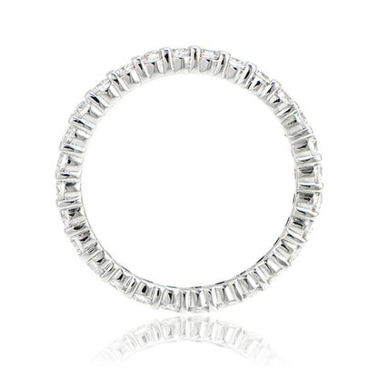 "ETNBD01774" Diamond Eternity Wedding Band18k White Gold