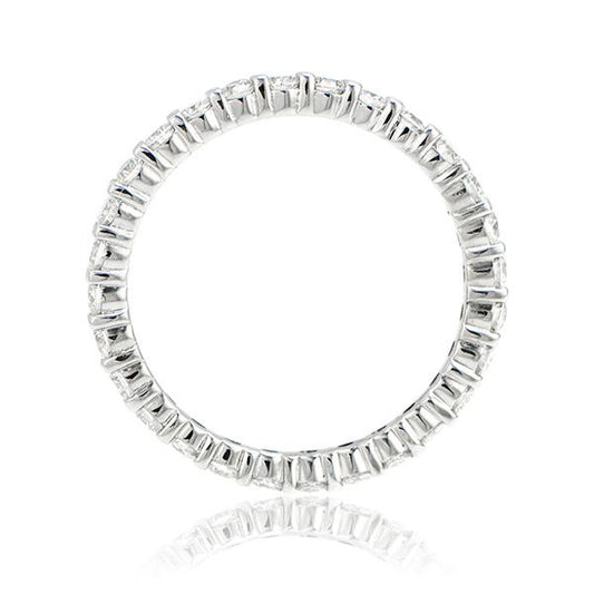 "ETNBD01774" Diamond Eternity Wedding Band18k White Gold