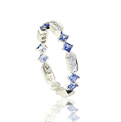 "ETNBD01989" 0.60 Carat Sapphire Eternity Band