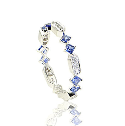 "ETNBD01989" 0.60 Carat Sapphire Eternity Band