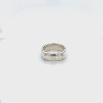Authentic Vintage Tiffany & Co. 2003 Sterling Silver Men's Band Ring Size 11.25