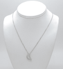 1.32 Carat Diamond Pendant Necklace in 14K White Gold