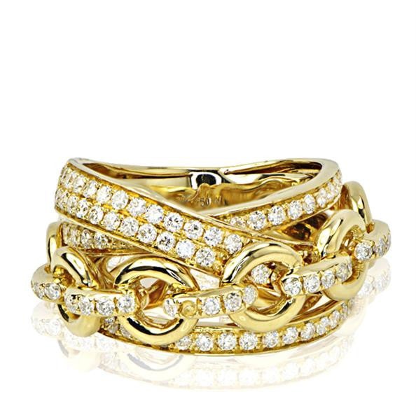 "LADRG01635" Fashion Link Ladies Diamond Ring