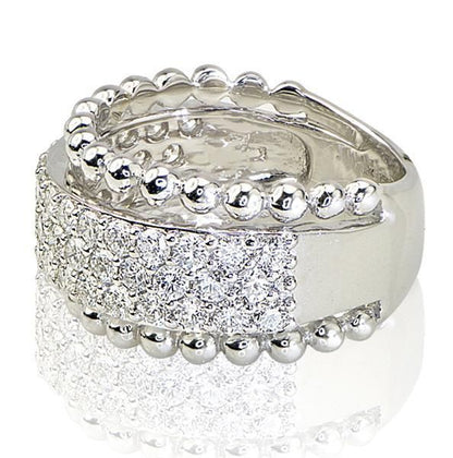"LADRG01648" 18K White Gold Ladies Diamond Ring
