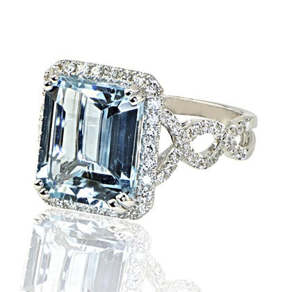 "LADRG01725" 4.74 Carat Aquamarine Ladies Ring