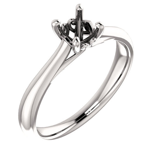 Solitaire Engagement Ring Mounting