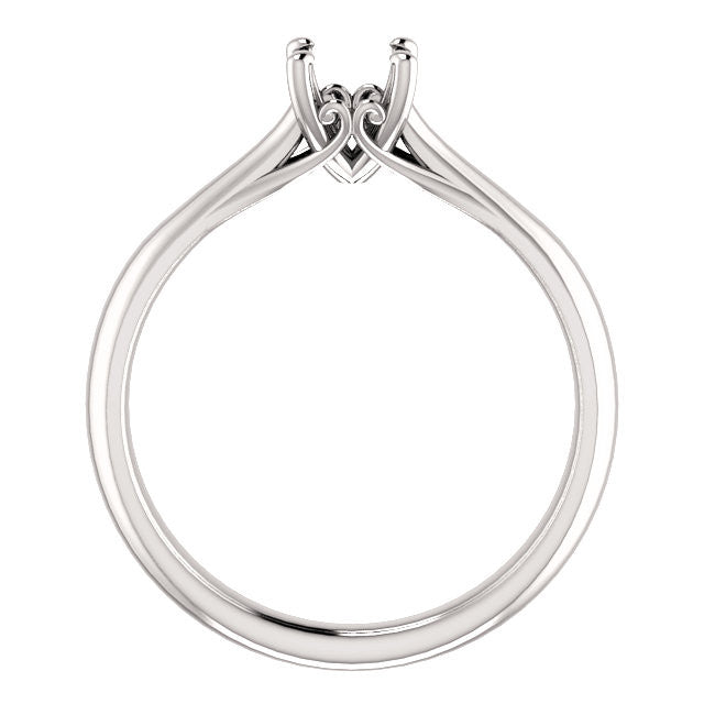 Solitaire Engagement Ring Mounting