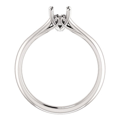 Solitaire Engagement Ring Mounting