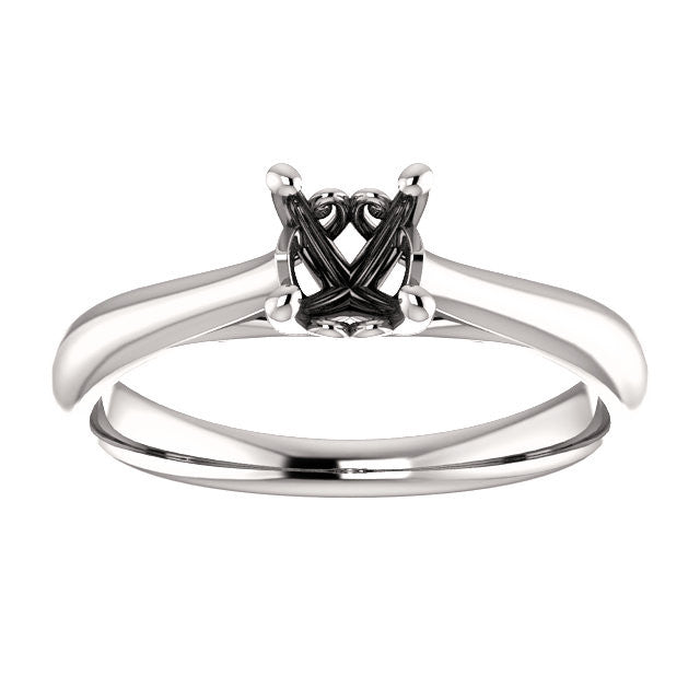 Solitaire Engagement Ring Mounting