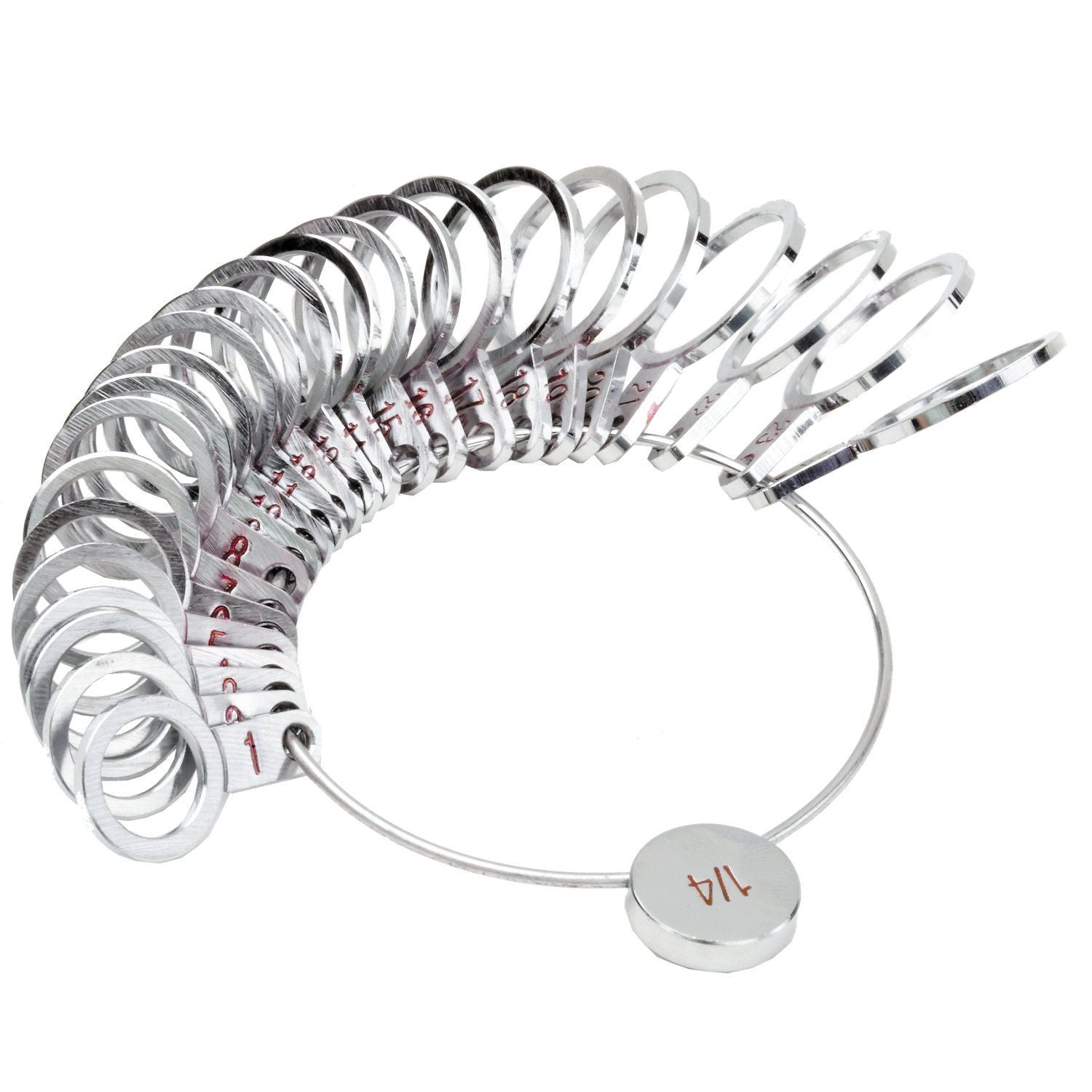 Ring Finger Gauge Flat 2.8mm 1 to 12