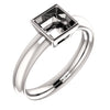 Square Engagement Ring Mounting