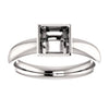 Square Engagement Ring Mounting