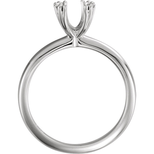 Twin-Prong Solitaire Engagement Ring