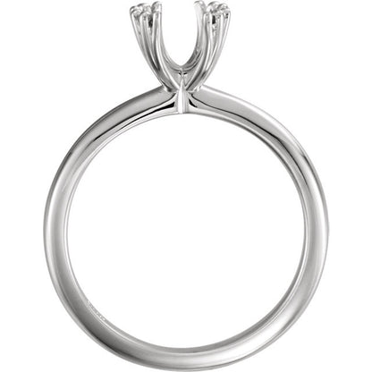Twin-Prong Solitaire Engagement Ring