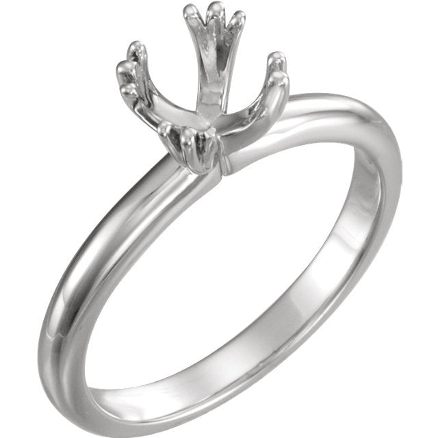 Twin-Prong Solitaire Engagement Ring