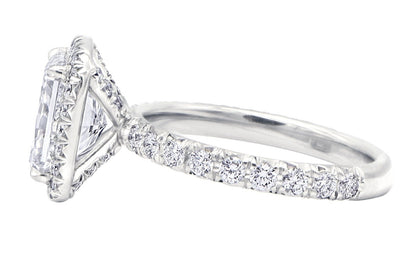 "ENGR02708" Elongated Cushion Diamond Engagement Ring