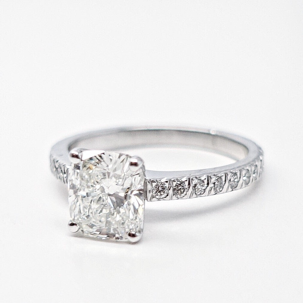 "ENGR02393" Solitaire Diamond Engagement Ring ENGR02393