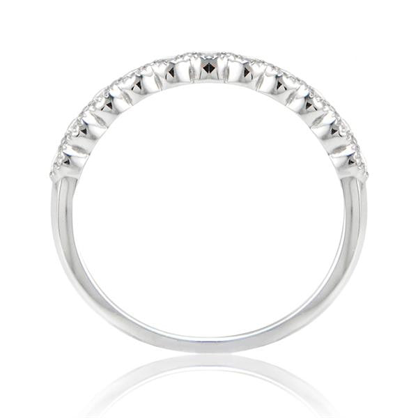 "WEDB01080" Diamond Band In 18k White Gold WEDB01080
